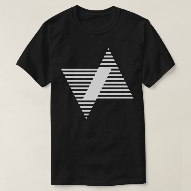 T-shirt triangles géométriques 1 (Design devant)