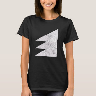 T-shirt Triangles géométriques Formes superposées Disposit