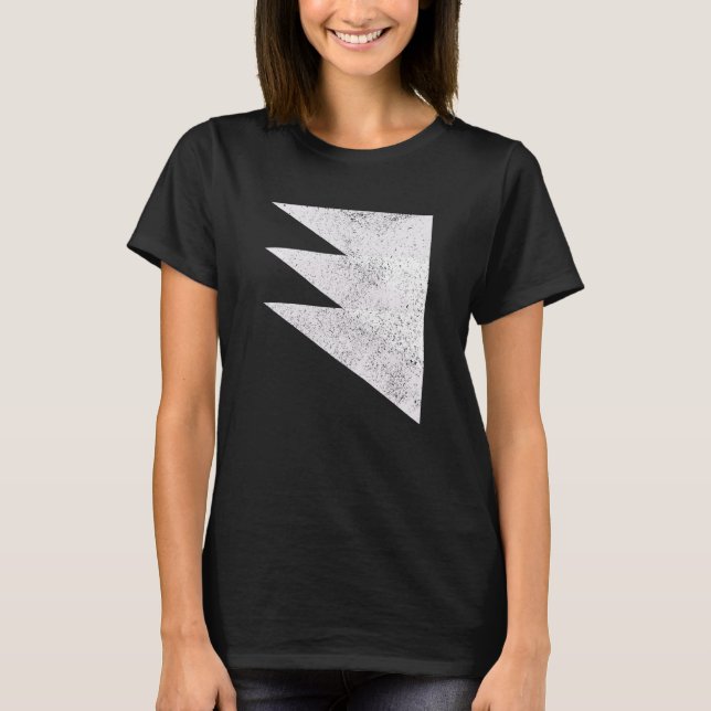 T-shirt Triangles géométriques Formes superposées Disposit (Devant)