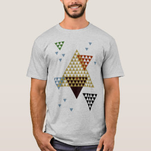 T-shirt Triangles géométriques modernes et formes Abstrait