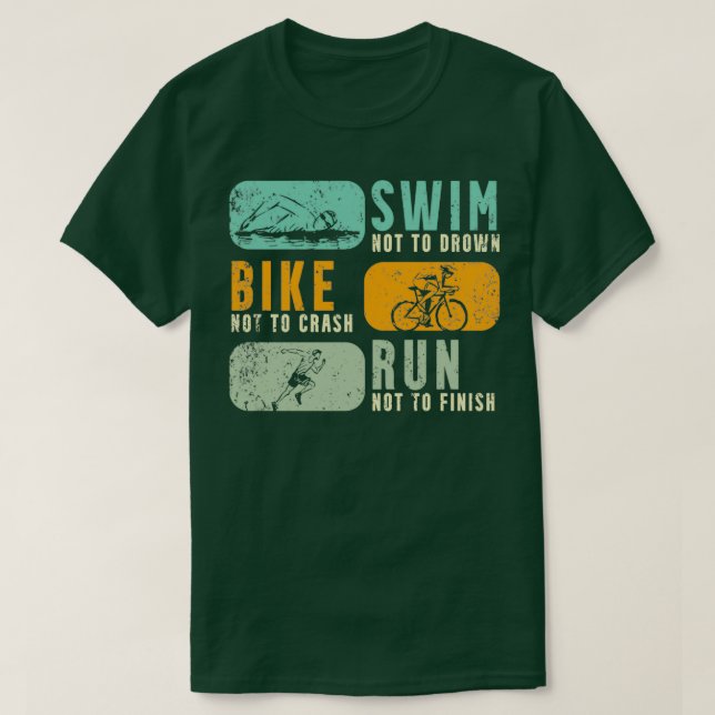 T-shirt Triathle Triathlon Triathlon 12 (Design devant)