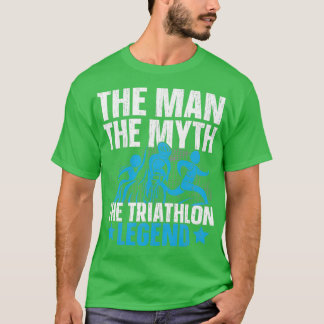 T-shirt Triathle Triathlon Triathlon Swim Run Vélo Ride
