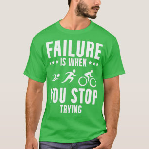 T-shirt Triathle Triathlon Triathlon Swim Run Vélo Ride