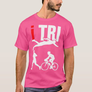 T-shirt Triathle Triathlon Triathlon Swim Run Vélo Ride