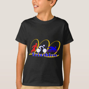 T-shirt Triathlete - courez le bain de vélo