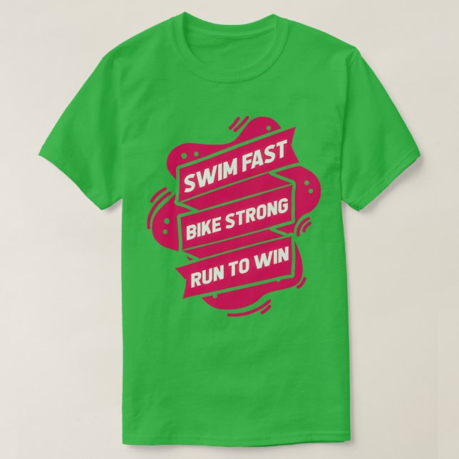 T-shirt Triathlète de triathlon 24 (Design devant)