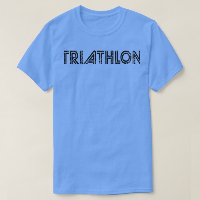 T-shirt Triathlète de triathlon 28 (Design devant)