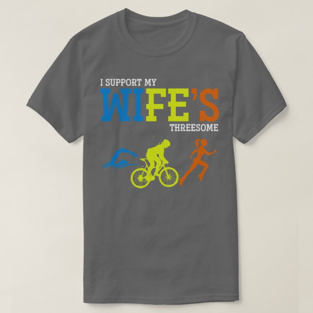 T-shirt Triathlète Funny Triathlon (Design devant)