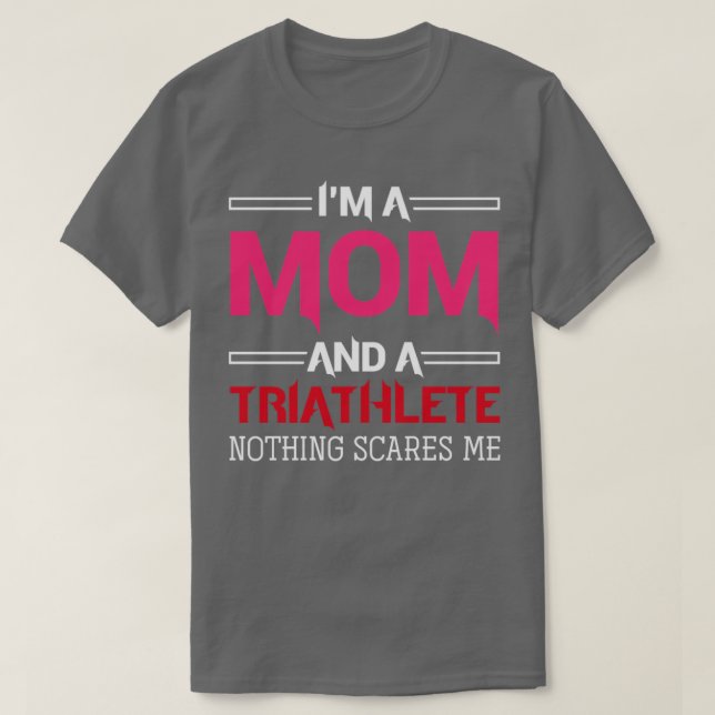 T-shirt Triathlète Maman Triathlon (Design devant)