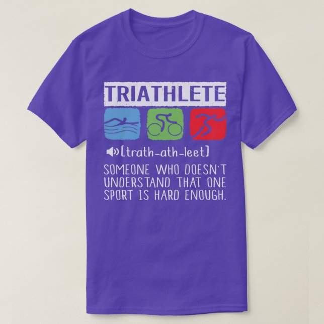 T-shirt Triathlète Quelqu'Un Qui Doesnx27t Comprend Que O (Design devant)