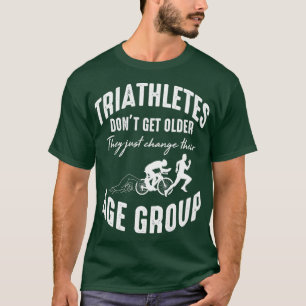 T-shirt Triathlète Trithlon Swim Course à vélo Athlétisme