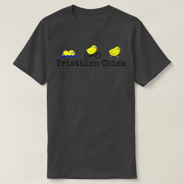T-shirt Triathlon Chick (Design devant)