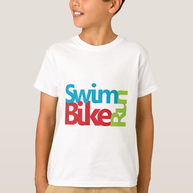T-shirt Triathlon cool et design unique (Devant)