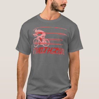 T-shirt Triathlon course nage vélo sport cadeau