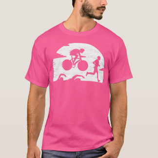 T-shirt Triathlon de course de triathlon Athlètes
