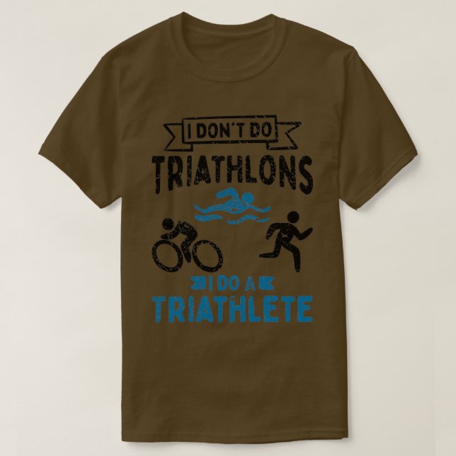 T-shirt Triathlon de triathlon 1 (Design devant)