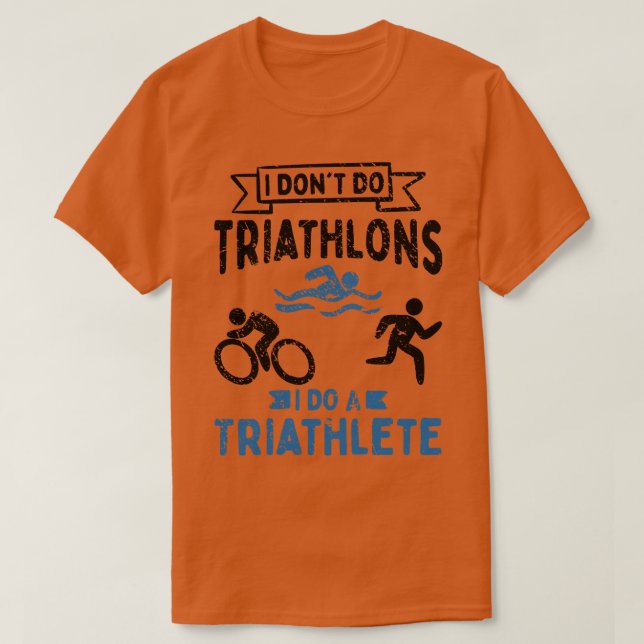 T-shirt Triathlon de triathlon 2 (Design devant)