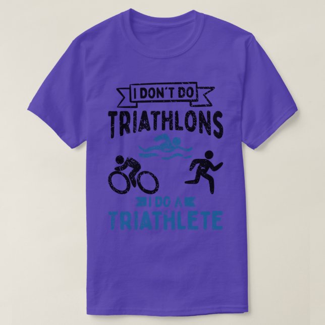 T-shirt Triathlon de triathlon 2 (Design devant)
