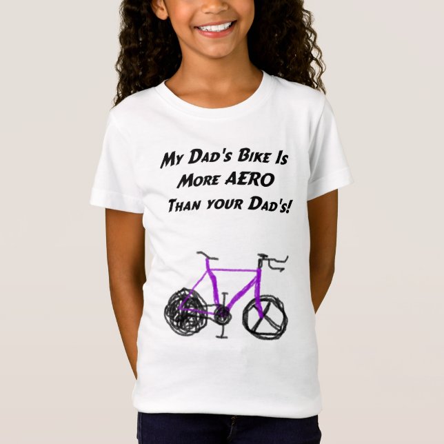T-Shirt Triathlon d'enfants (papa) (Devant)