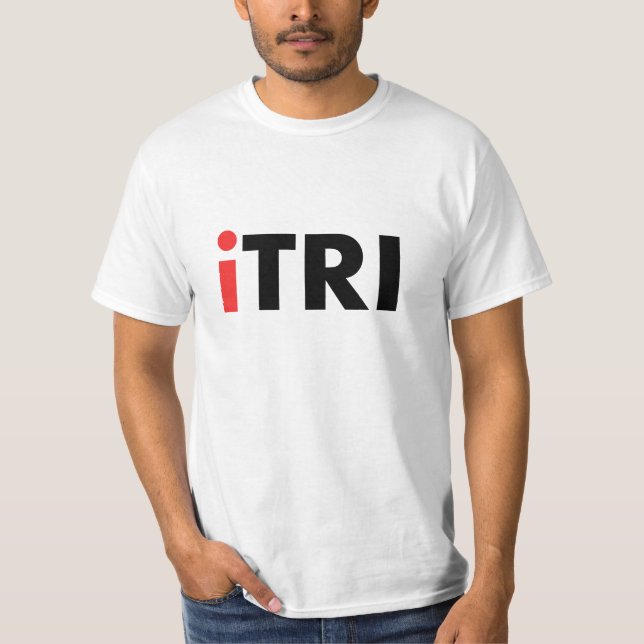 T-shirt triathlon d'iTri (Devant)