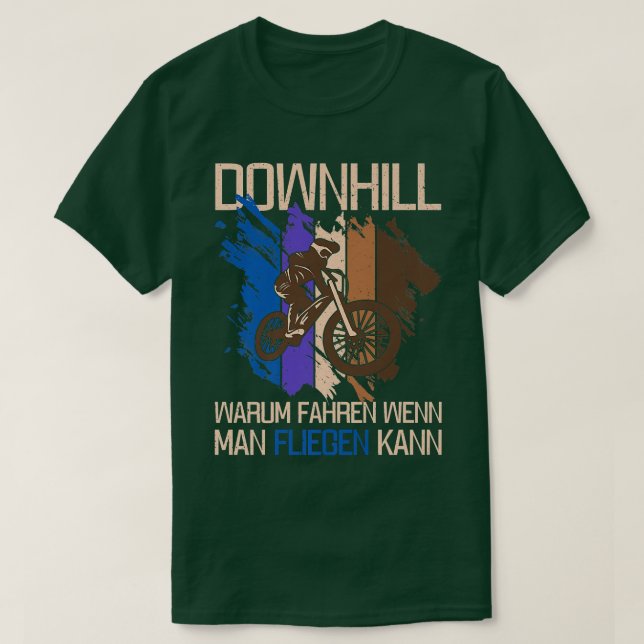 T-shirt Triathlon Downhill cycl (Design devant)