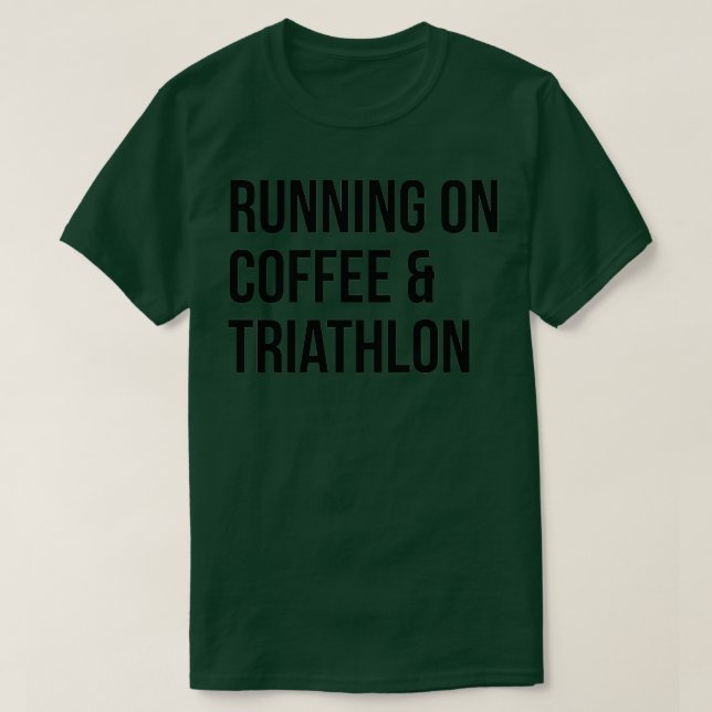 T-shirt Triathlon Drôle Dire (Design devant)