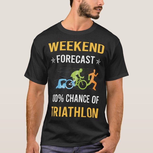 T-shirt Triathlon du week-end (Devant)