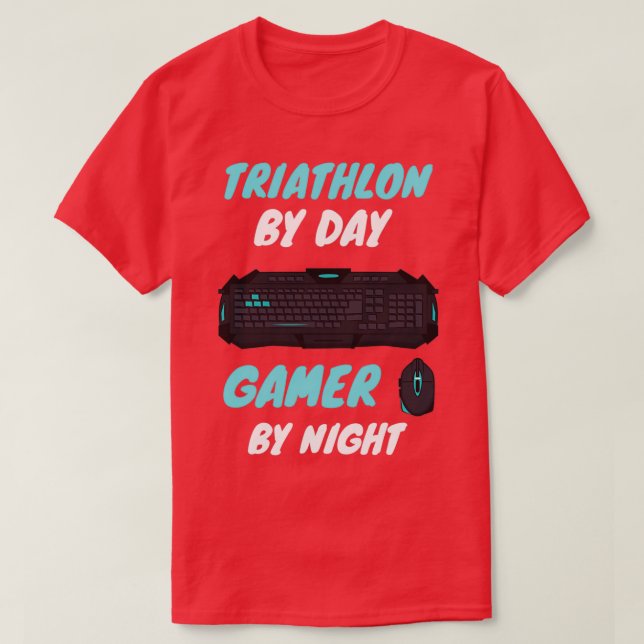 T-shirt Triathlon Gamer (Design devant)