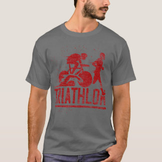 T-shirt Triathlon Grunge 2