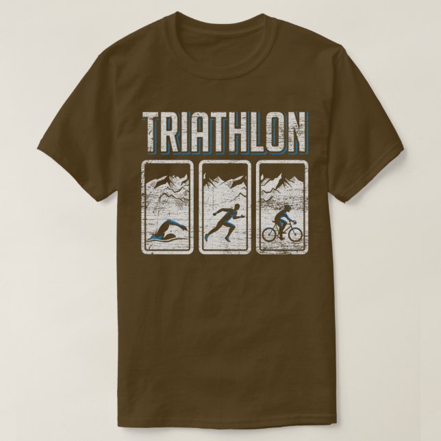 T-shirt Triathlon hobby 1 (Design devant)