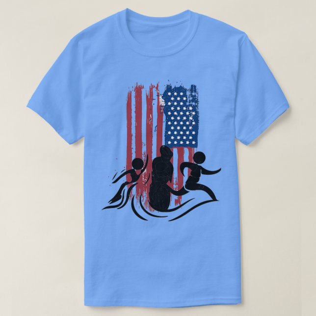 T-shirt Triathlon Hobby Sport Jeu cadeau 2 (Design devant)