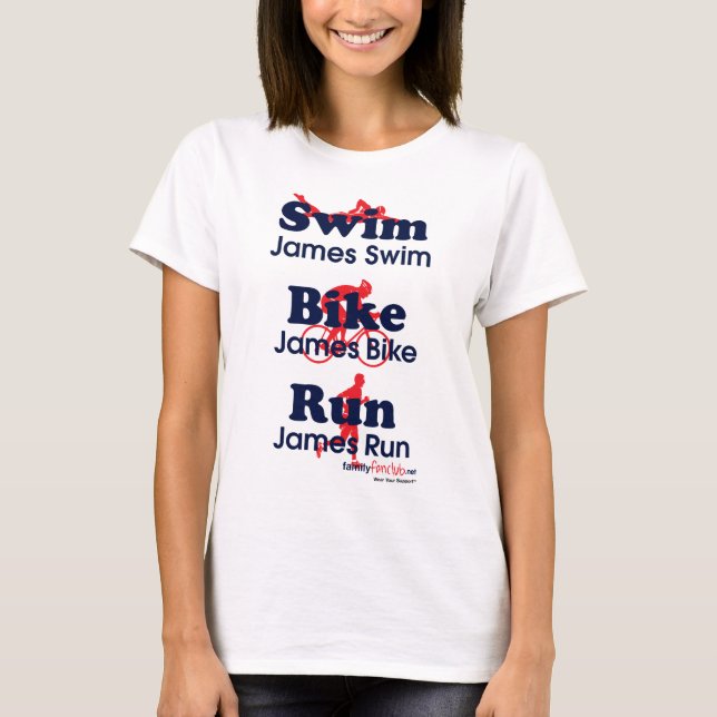 T-shirt Triathlon James - équipe Guynes (Devant)