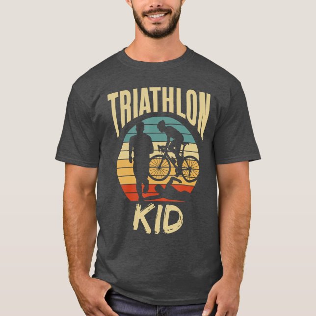 T-shirt Triathlon Kid Sport Loverriathlete boy (Devant)