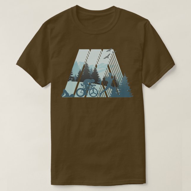 T-shirt Triathlon magnifique nature 2 (Design devant)