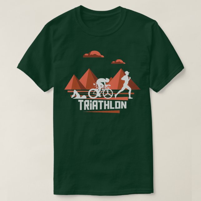T-shirt Triathlon magnifique nature 6 (Design devant)