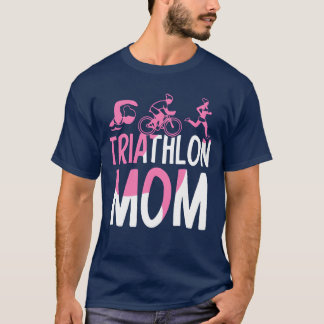 T-shirt Triathlon Maman riathlons riathlète Sports fille a