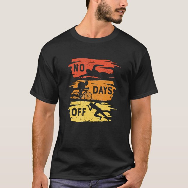 T-shirt Triathlon masculin 10 (Devant)