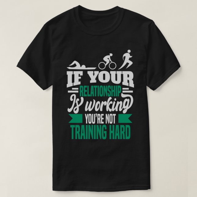 T-shirt Triathlon Motif pour Triathlètes 14 (Design devant)