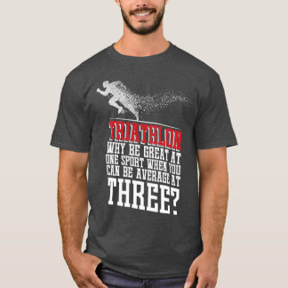 T-shirt Triathlon nage vélo course cadeau 3