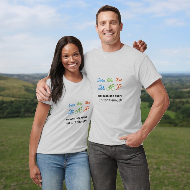 T-shirt Triathlon nage vélo course sport soumission (Créateur téléchargé)