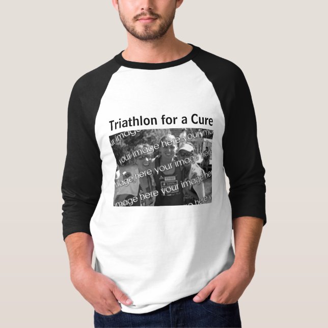 T-shirt Triathlon pour un traitement (Devant)