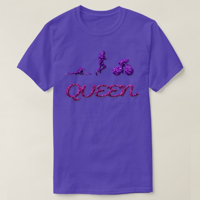 T-shirt Triathlon Queen (Design devant)
