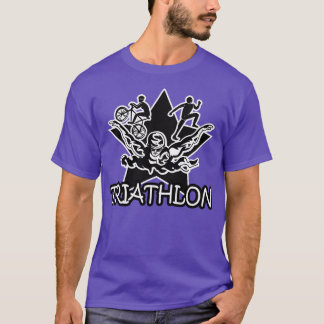 T-shirt Triathlon Run Swim Cycle 5