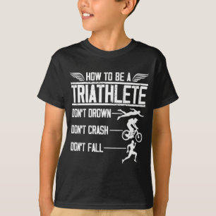 T-shirt Triathlon sportif de Triathlon Swim Bike Run