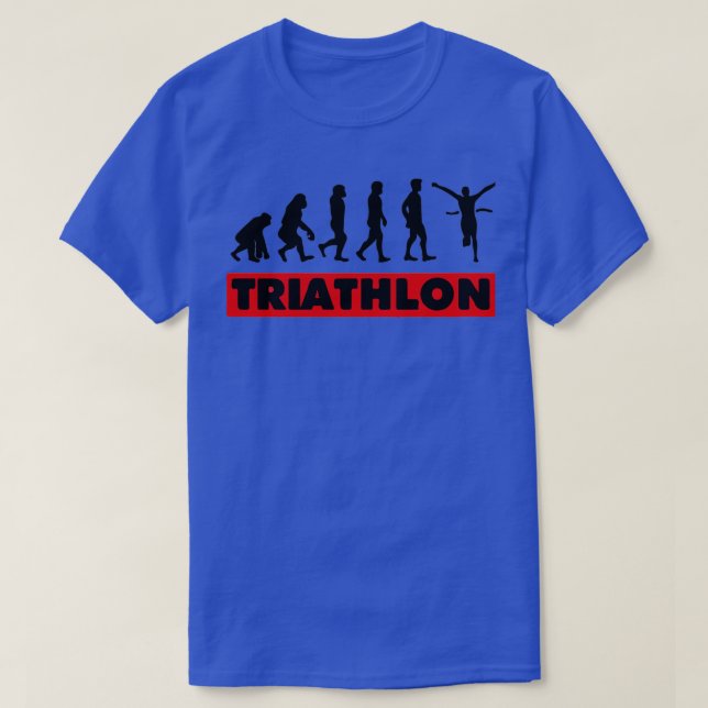 T-shirt Triathlon Swim Bike Run 12 (Design devant)