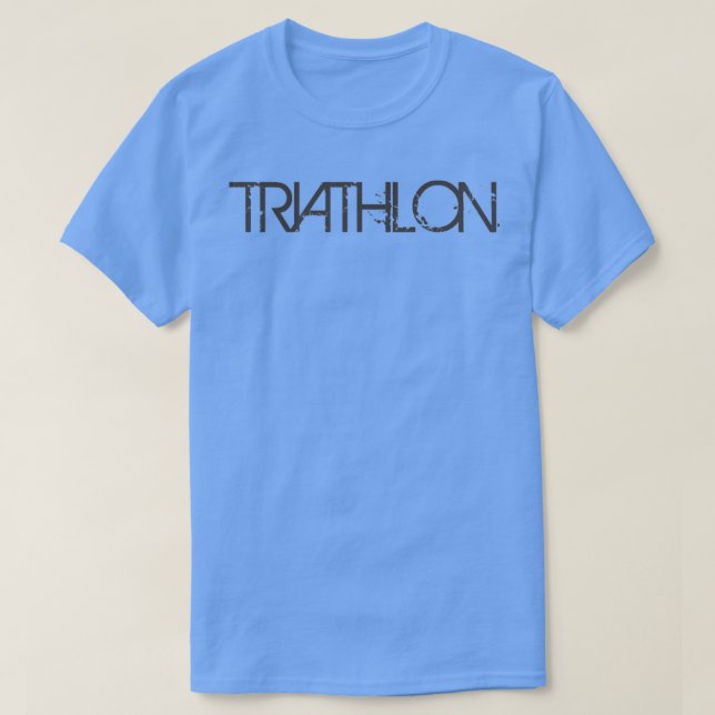 T-shirt Triathlon Swim Bike Run Triathlète 93 (Design devant)