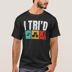 T-shirt Triathlon Tri Triathlètes Athlètes Courir Fitness