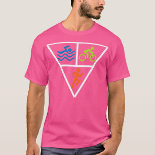 T-shirt Triathlon Triangle Swim Course Vélo Triathlète Sti