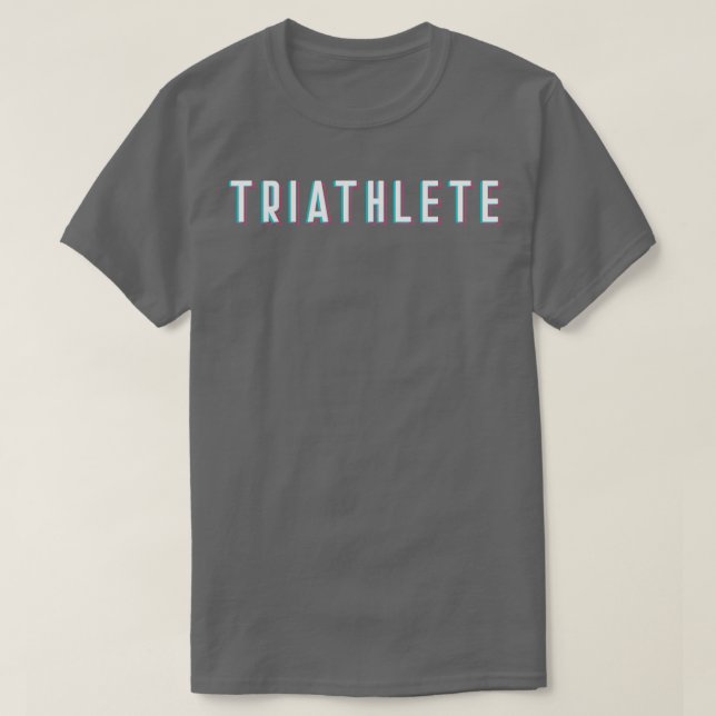 T-shirt Triathlon triathlète cadeau sportif 12 (Design devant)