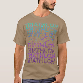 T-shirt Triathlon Triathlon Retro